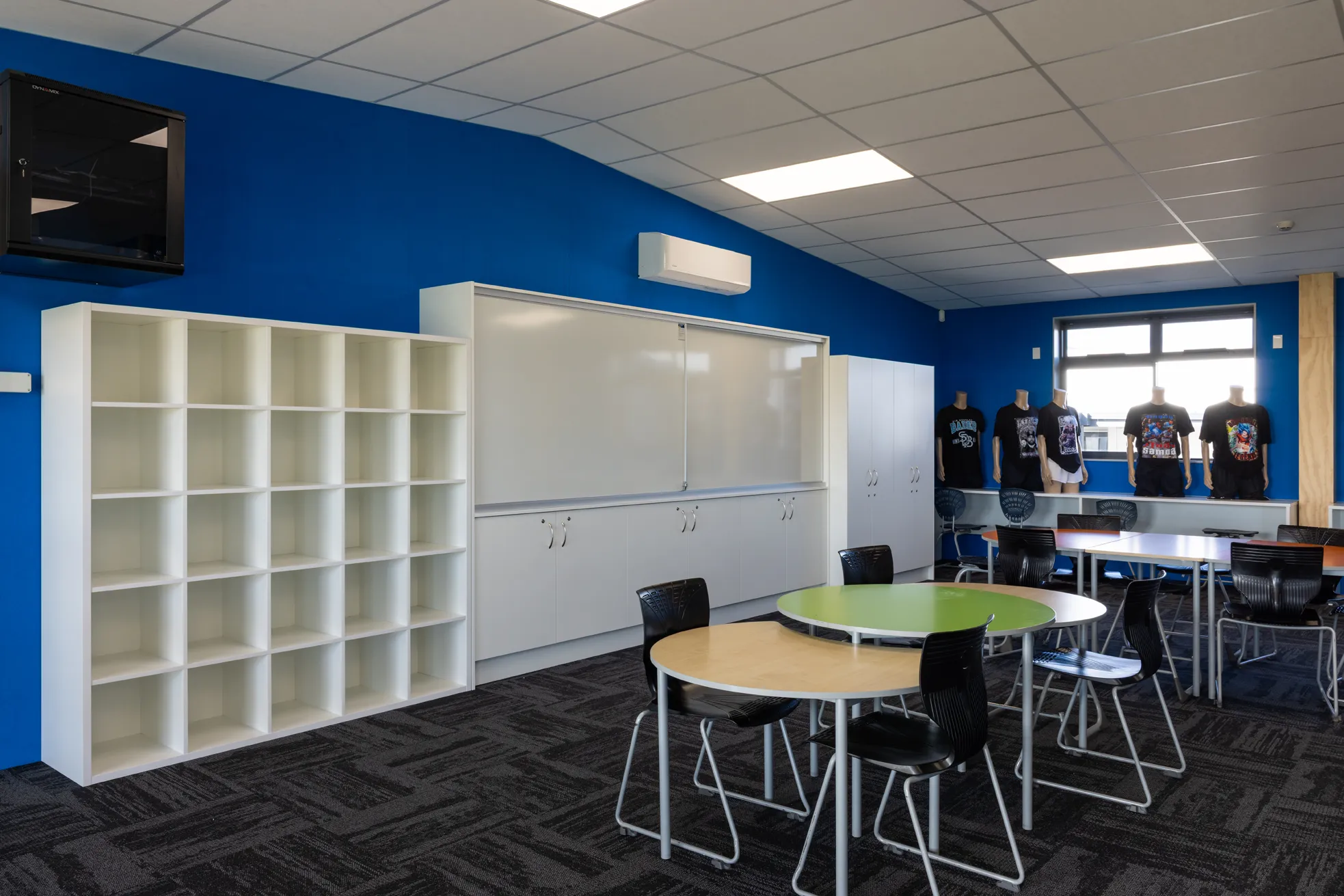 Potters Classroom Upgrade Sir Douglas Bader School Whiteboard Cabinet Slider